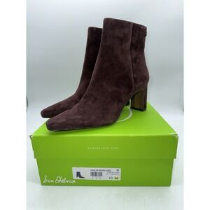 Tried On Sam Edelman Saige Ankle Bootie, Cafe Noir Brown Suede, Size 10 M